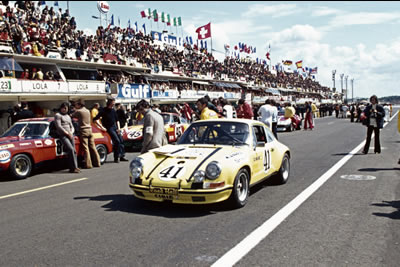 1972 Porsche 911 2.5 ST Le Mans 24 H -Nurburgring - Exhibit Porsche 70th Anniversary